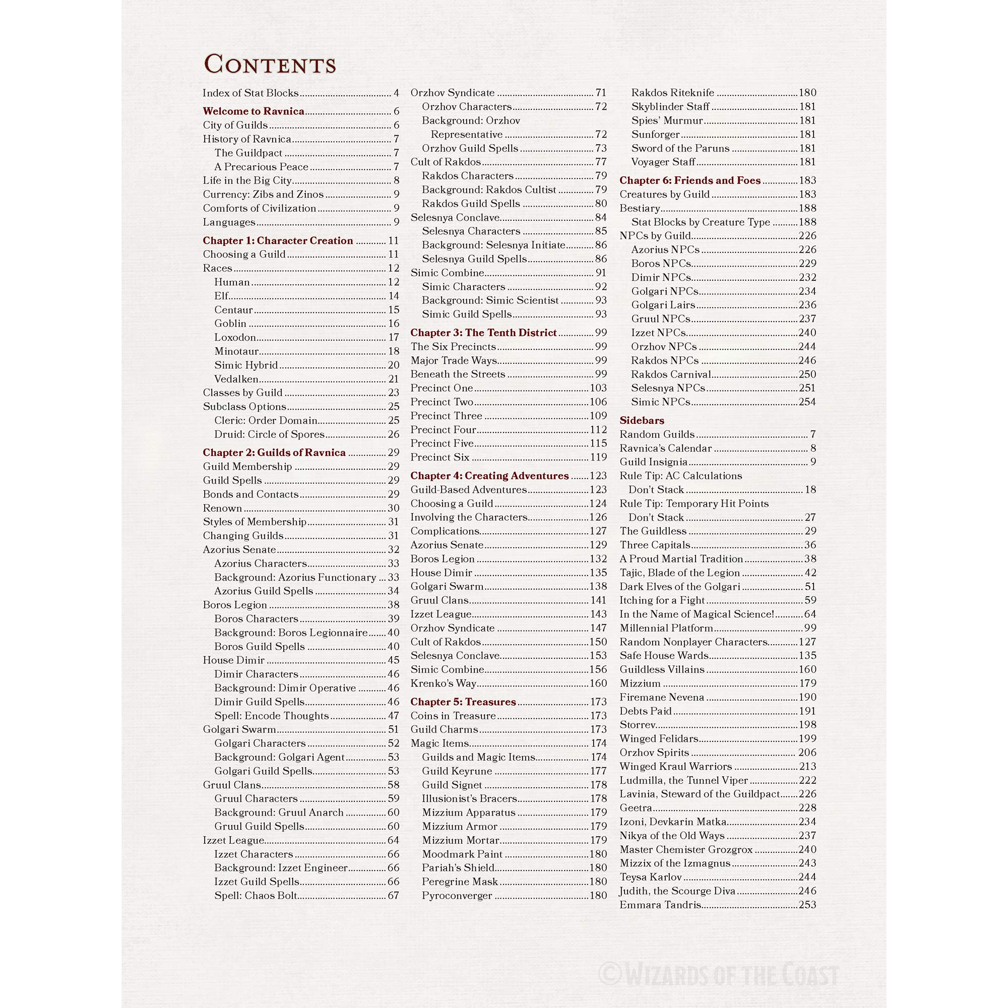 Dungeons and Dragons : Guildmasters Guide to Ravnica